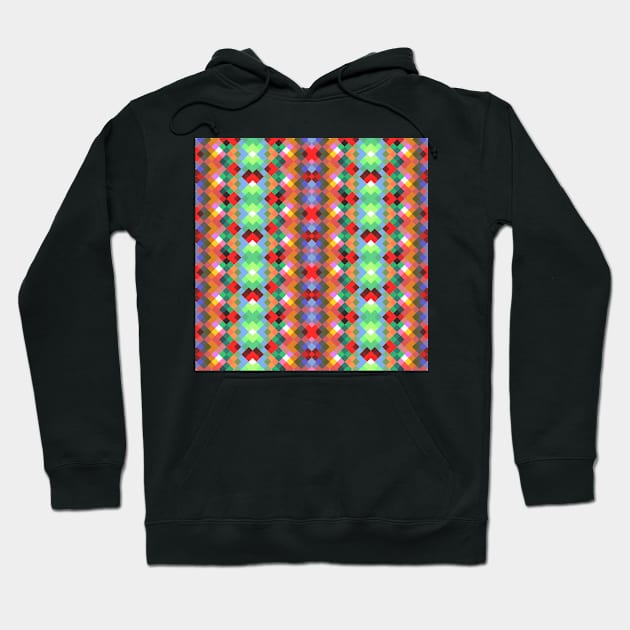 Multicolored pixels Hoodie by cocodes